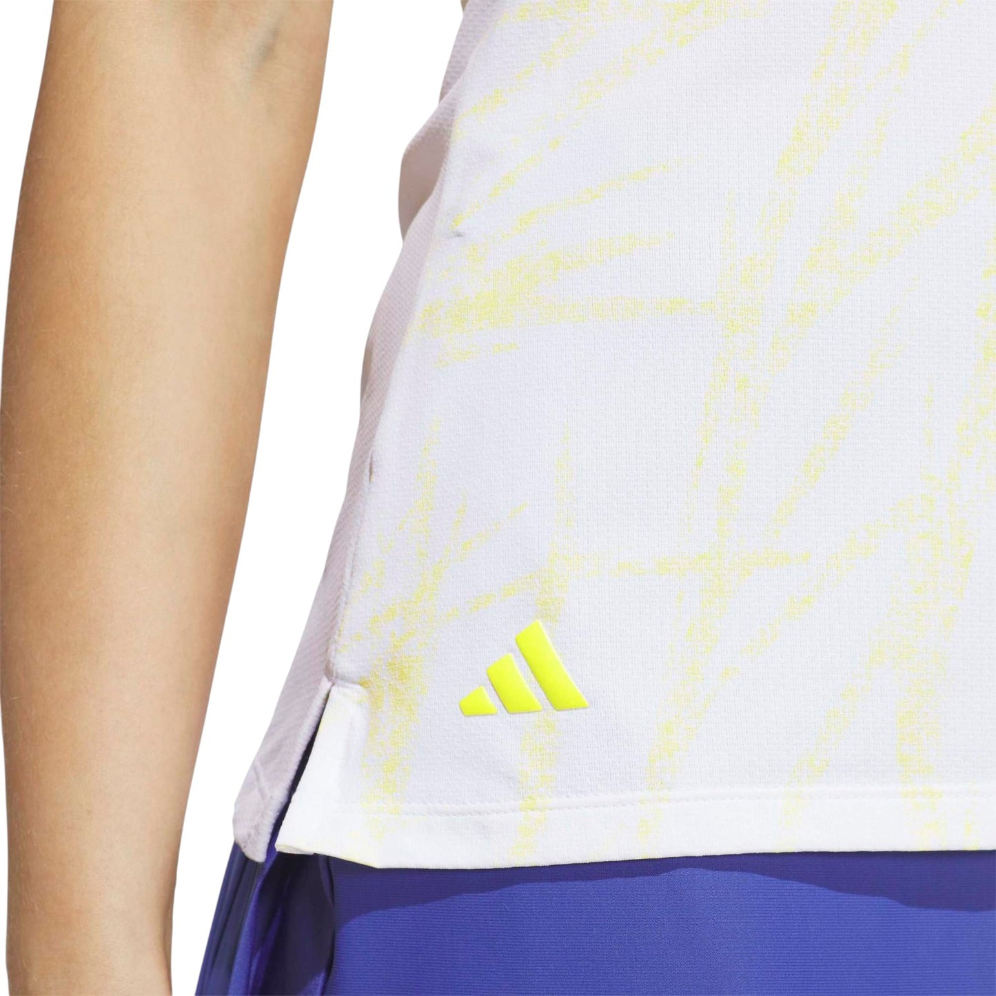 adidas Ladies Ultimate365 Printed Sleeveless Golf Polo Shirt KV4149