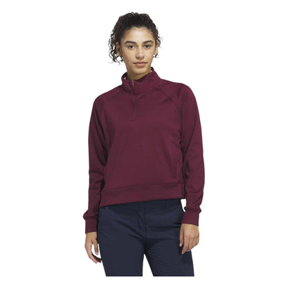 adidas Ladies Ultimate365+ 1/4 Zip Golf Mid Layer KV6567
