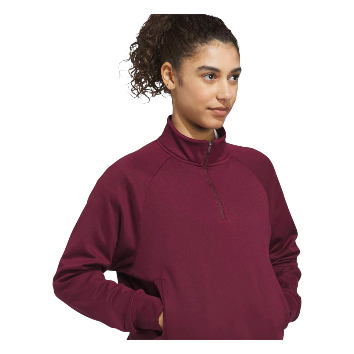 adidas Ladies Ultimate365+ 1/4 Zip Golf Mid Layer KV6567