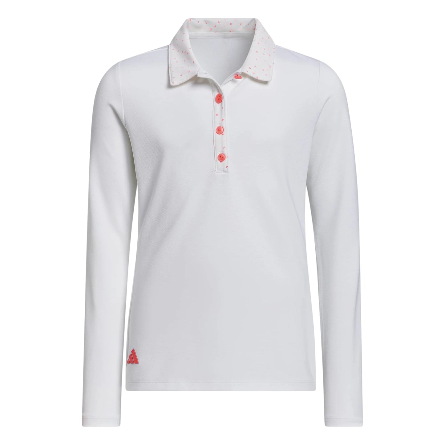 Junior adidas Climacool Long Sleeve Golf Polo Shirt KW1654