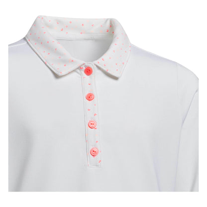 Junior adidas Climacool Long Sleeve Golf Polo Shirt KW1654