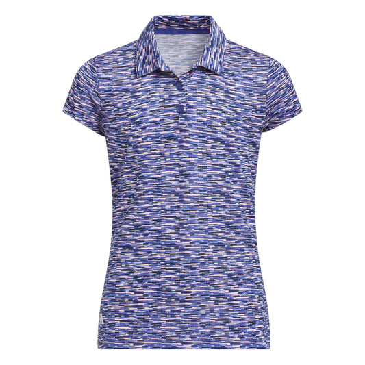 adidas Junior Climacool Print Golf Polo Shirt KW7747