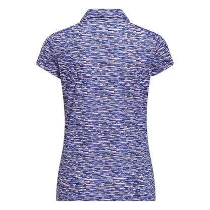adidas Junior Climacool Print Golf Polo Shirt KW7747