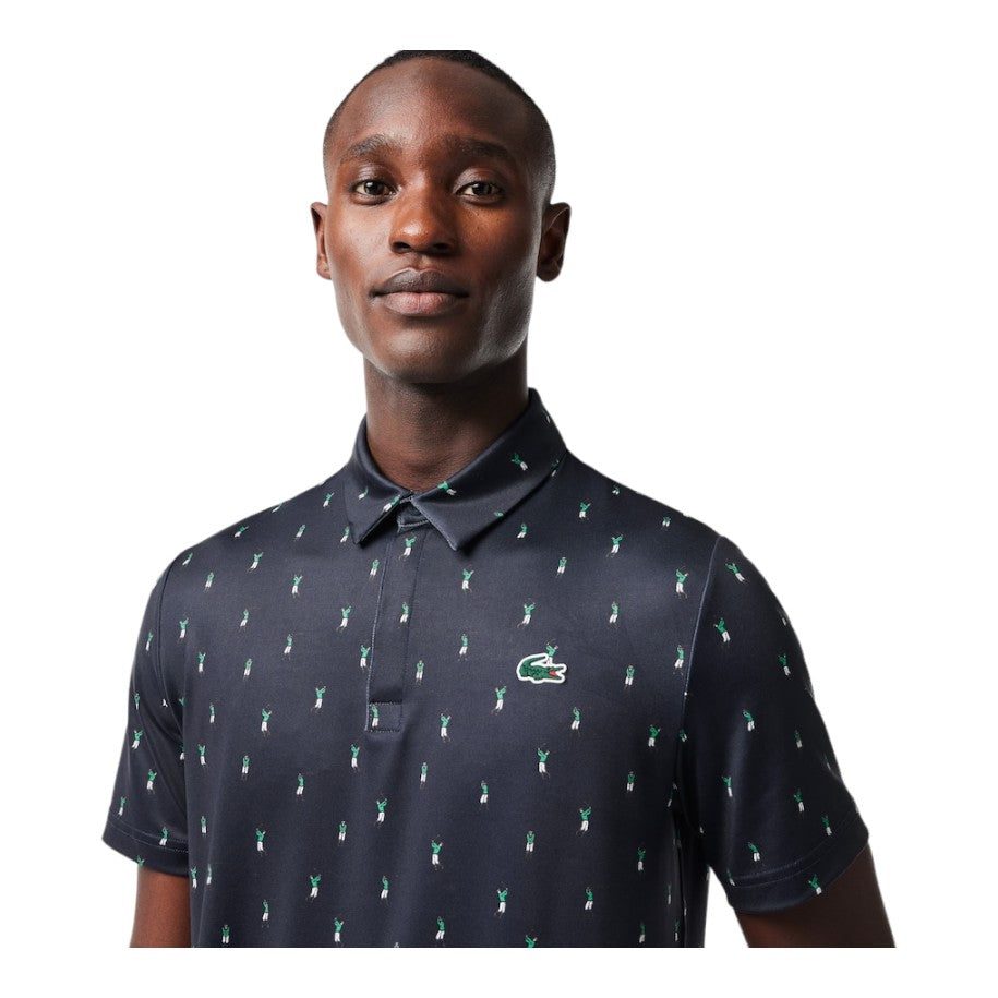 Lacoste All Over Printed Golf Polo Shirt DH5175