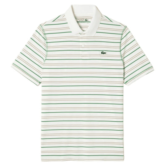Lacoste Polyester Stripe Golf Polo Shirt DH5182