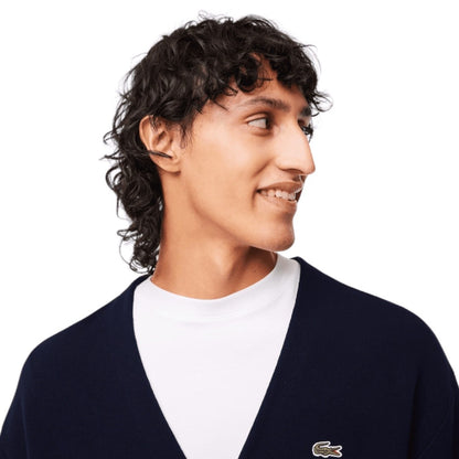 Lacoste V-neck Organic Cotton Cardigan AH6886