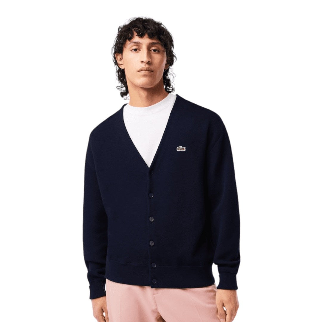 Lacoste V-neck Organic Cotton Cardigan AH6886