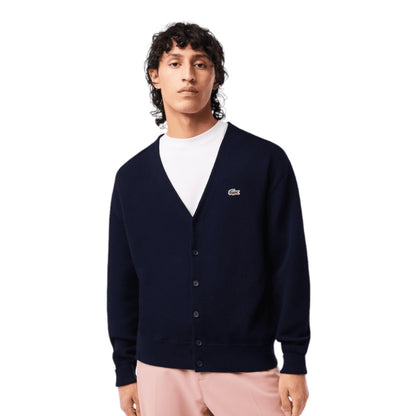 Lacoste V-neck Organic Cotton Cardigan AH6886