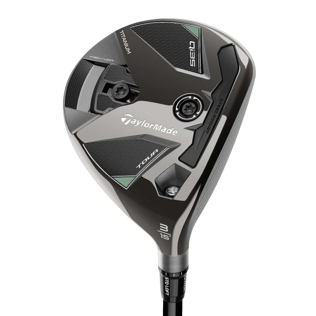 Left Handed TaylorMade Qi35 Tour Golf Fairway Wood