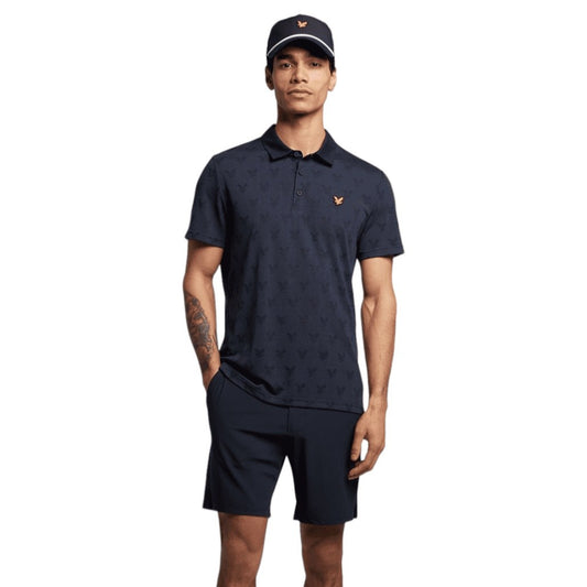Lyle & Scott Jacquard Golf Polo Shirt SP1562G