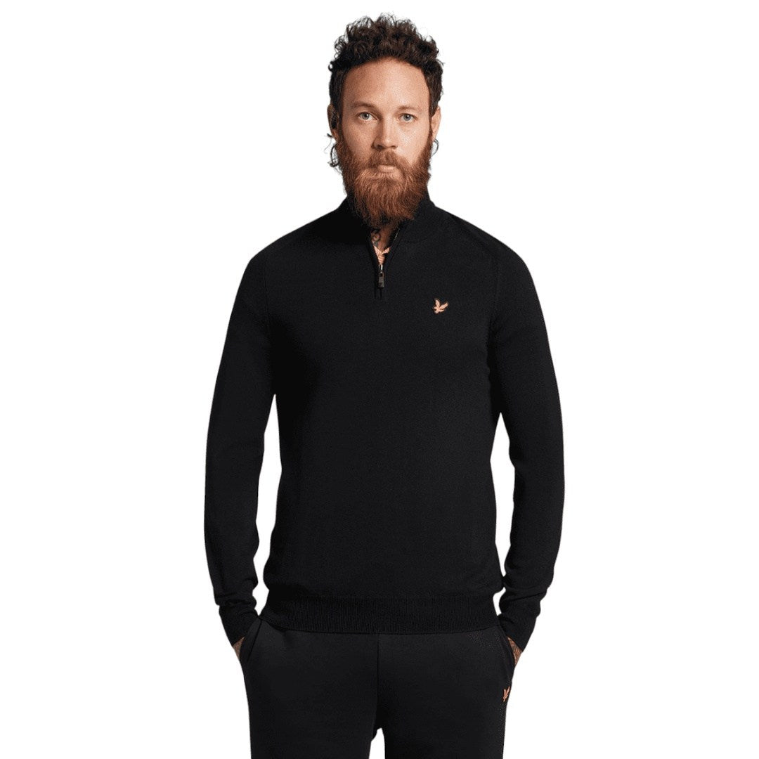 Lyle & Scott Merino Core 1/4 Zip Golf Mid Layer KN1041G