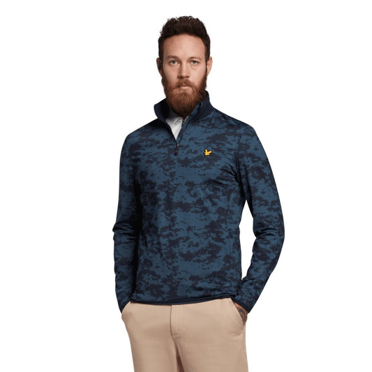 Lyle & Scott Seafoam Golf 1/4 Midlayer ML1863