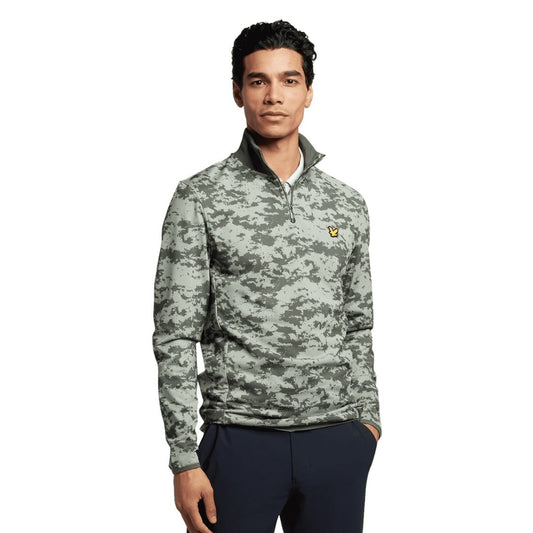 Lyle & Scott Seafoam Golf 1/4 Midlayer ML1863