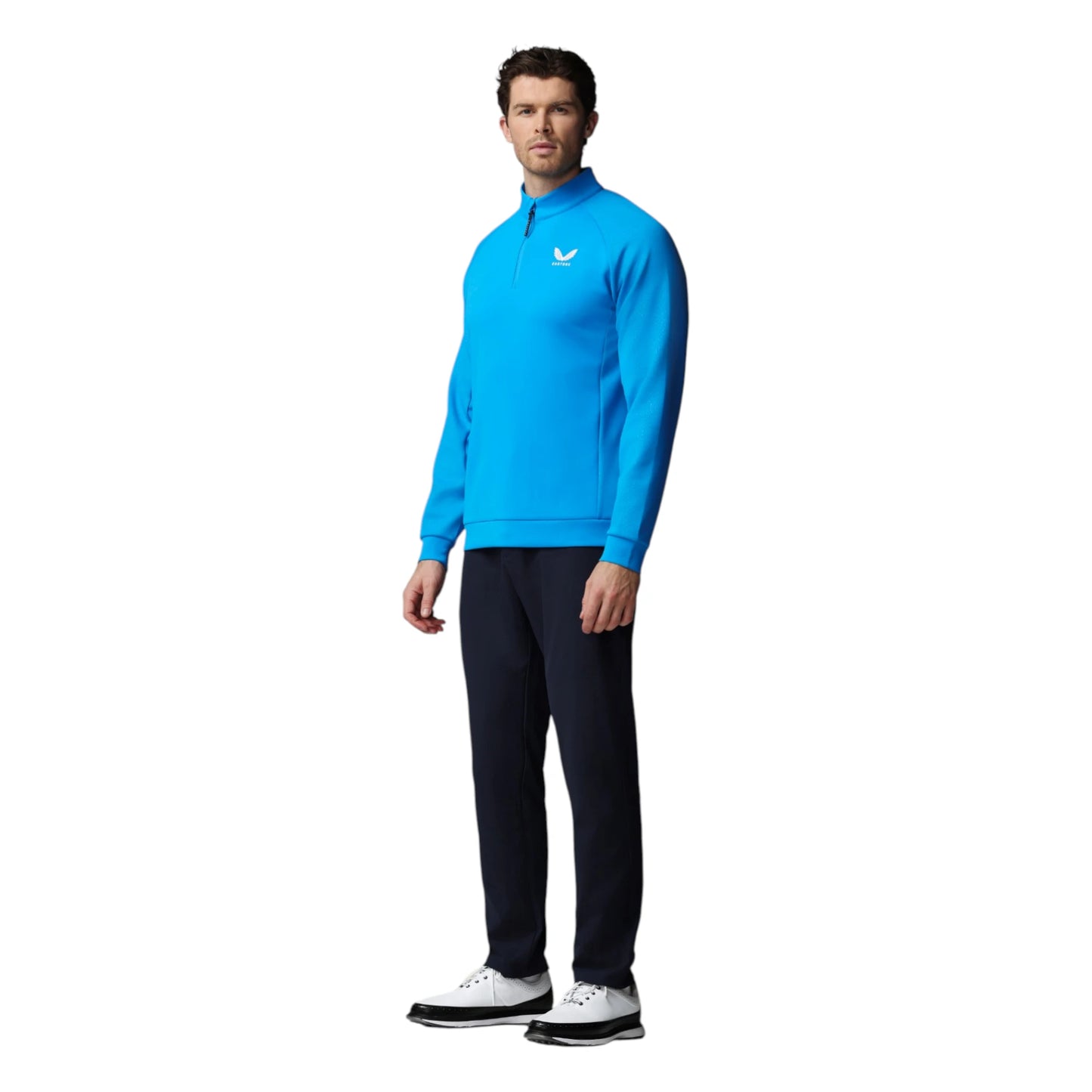 Castore Debossed 1/4 Zip Golf Mid Layer MLM00065CAS
