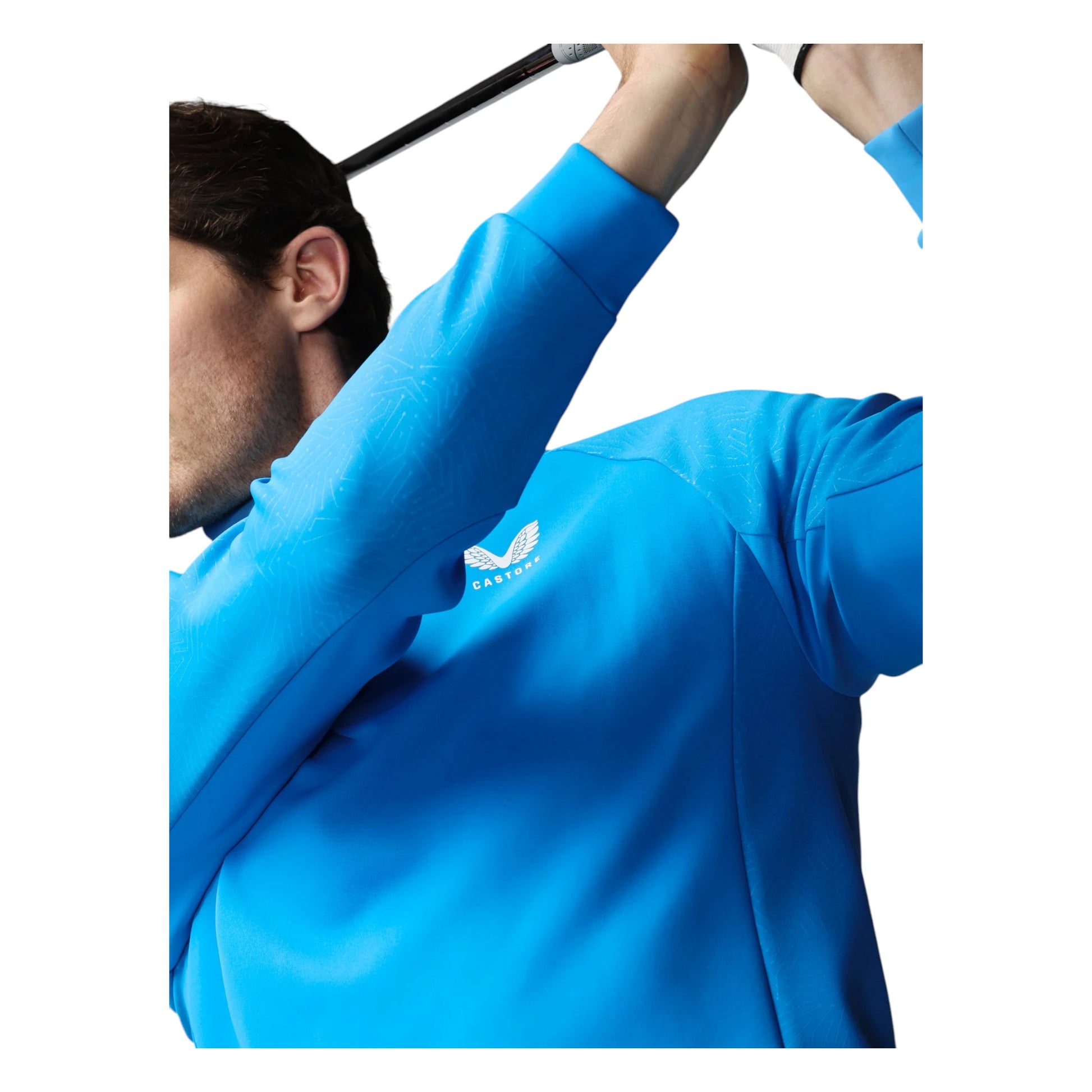 Castore Debossed 1/4 Zip Golf Mid Layer MLM00065CAS