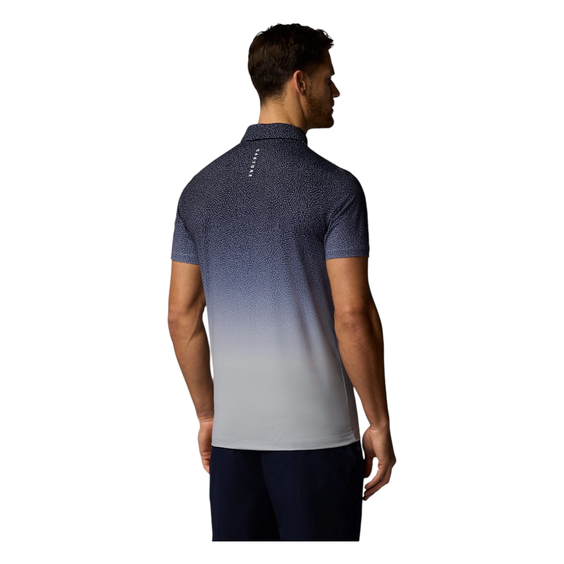 Castore Map Printed Golf Polo Shirt MLM00067CAS