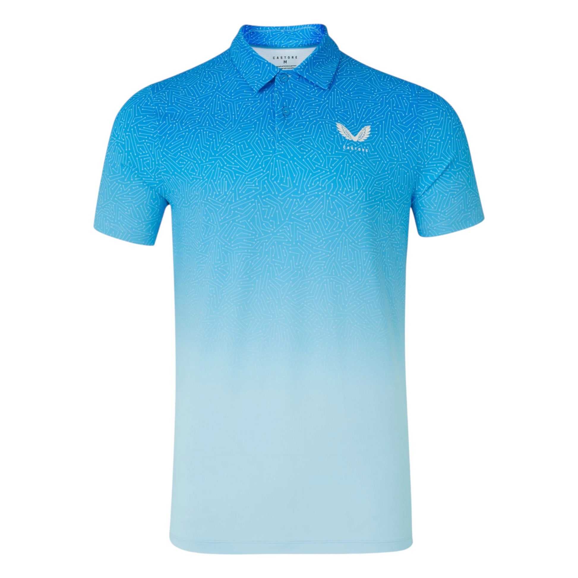 Castore Map Printed Golf Polo Shirt MLM00067CAS