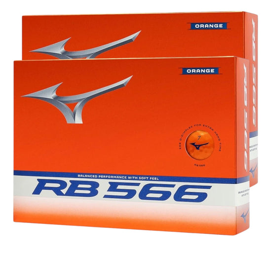 Mizuno RB566 Orange Golf Balls | Double Dozen