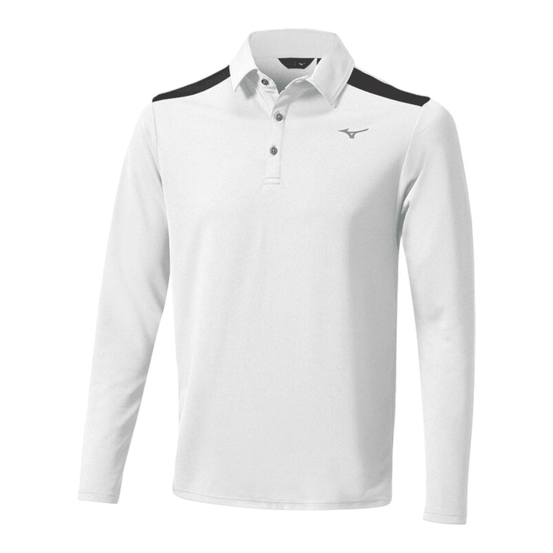 Mizuno Elite Long Sleeve Golf Polo Shirt 52GAA503