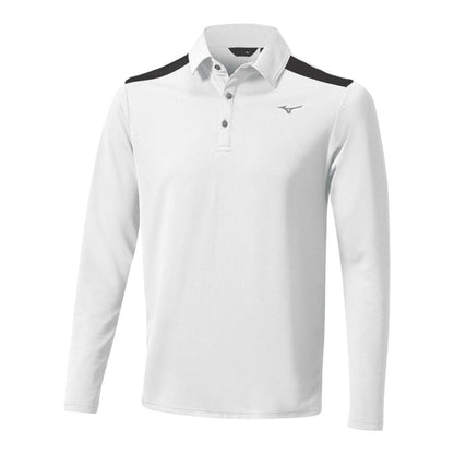 Mizuno Elite Long Sleeve Golf Polo Shirt 52GAA503