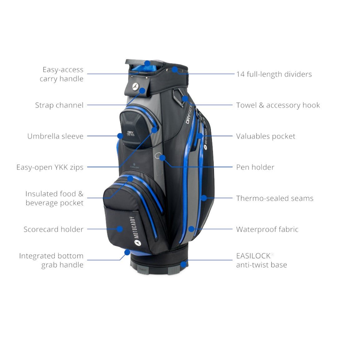 Motocaddy 2024 Dry Series Golf Cart Bag
