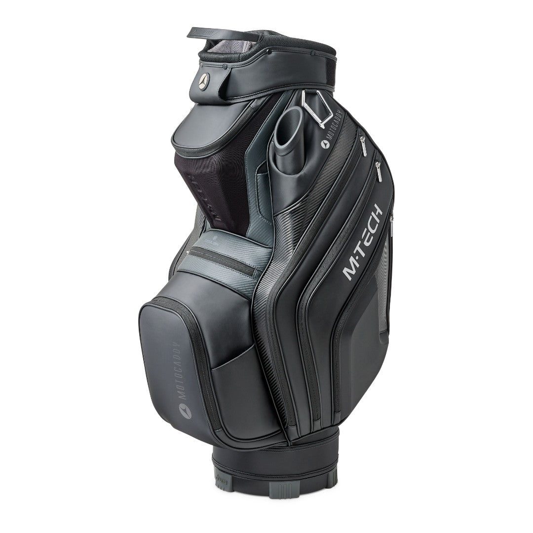 Motocaddy 2024 MTECH Golf Cart Bag Black Clarkes Golf