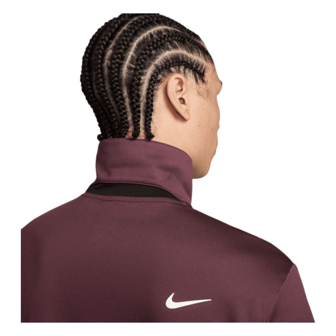 nike burgundy golf polo