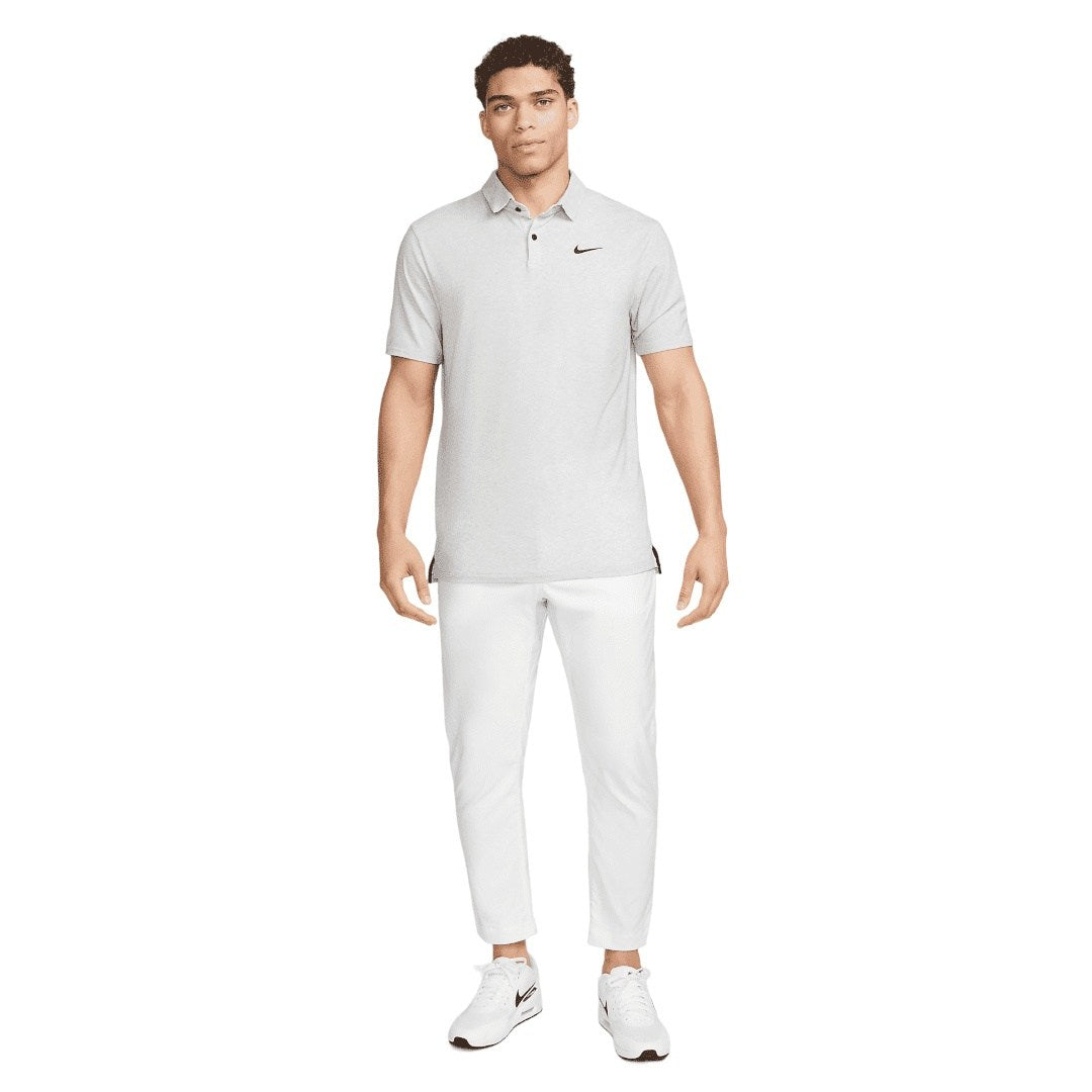 grey nike golf polo