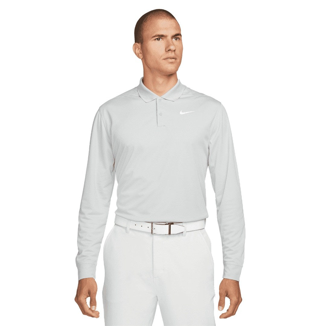 Nike Dri-Fit Victory Solid LS Golf Polo Shirt DN2344