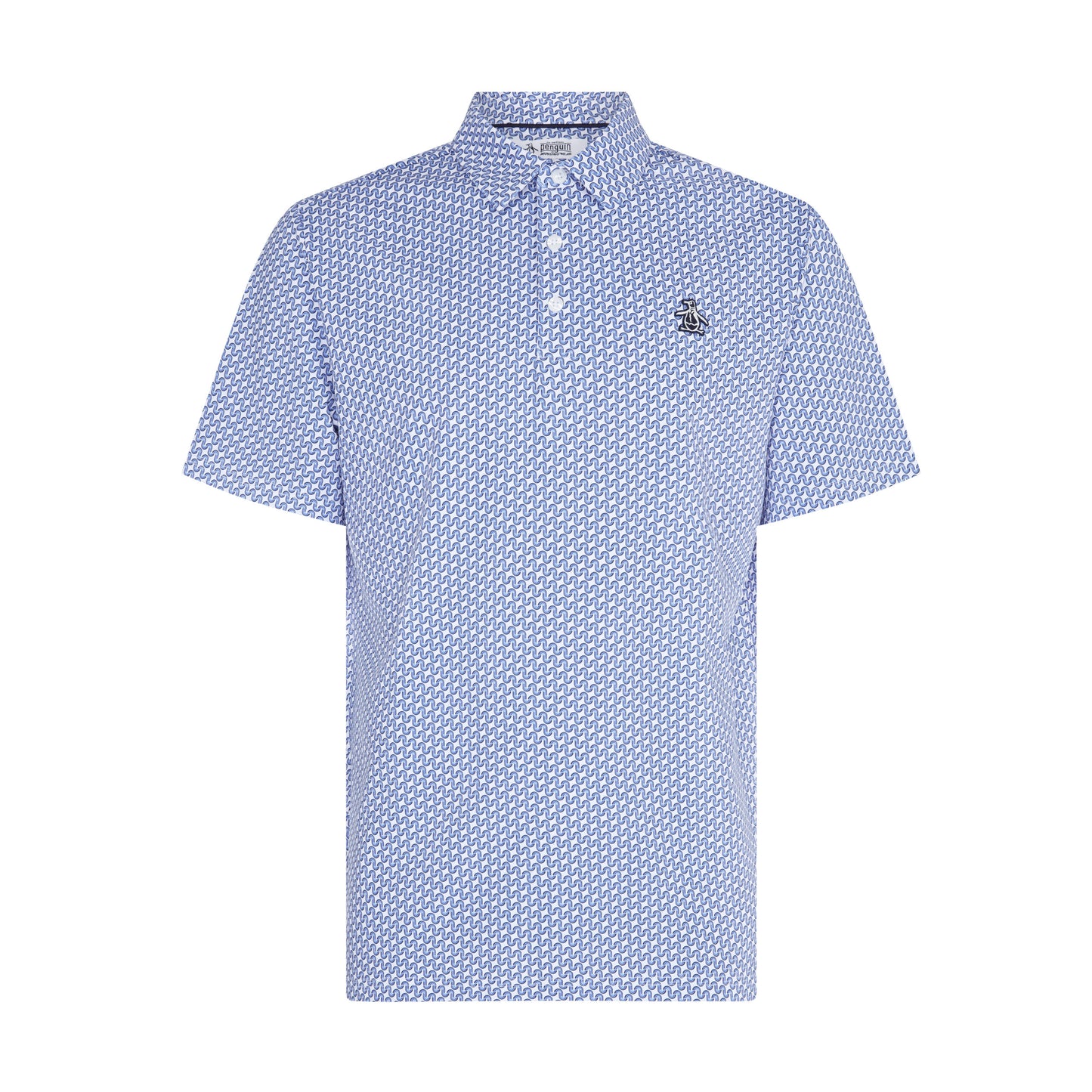 Original Penguin All Over Heritage Golf Polo Shirt OGKFE015