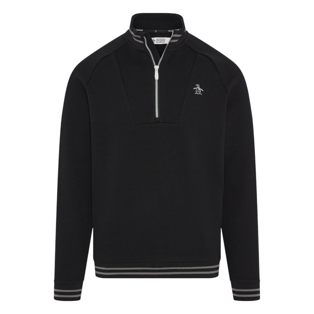 Original Penguin Midweight Mixed Media Golf 1/4 Zip OGKFF007