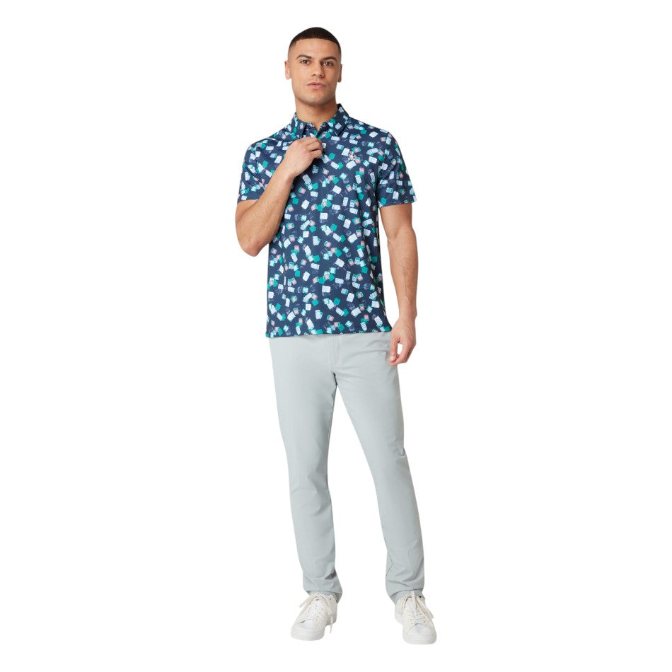 Original Penguin Pete’s Travel Tag Caddy Golf Polo Shirt OGKSF014