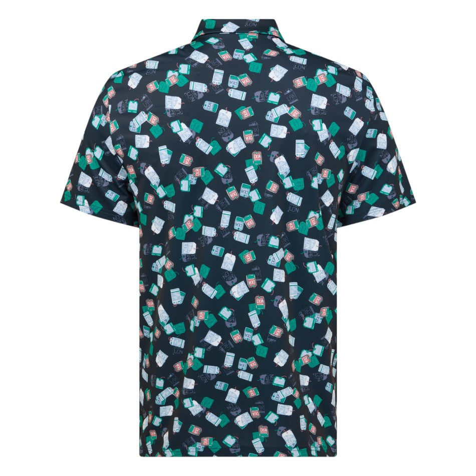 Original Penguin Pete’s Travel Tag Caddy Golf Polo Shirt OGKSF014