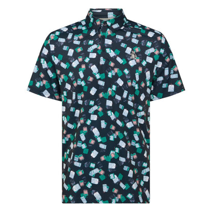 Original Penguin Pete’s Travel Tag Caddy Golf Polo Shirt OGKSF014