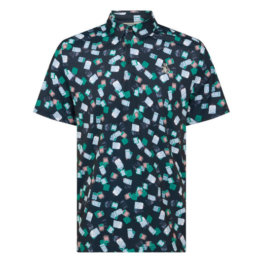 Original Penguin Pete’s Travel Tag Caddy Golf Polo Shirt OGKSF014