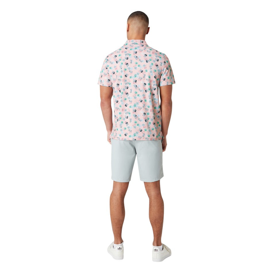 Original Penguin Pete’s Travel Tag Caddy Golf Polo Shirt OGKSF014