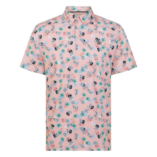 Original Penguin Pete’s Travel Tag Caddy Golf Polo Shirt OGKSF014