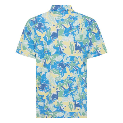 Original Penguin Ibiza Earl Print Golf Polo Shirt OGKSF021