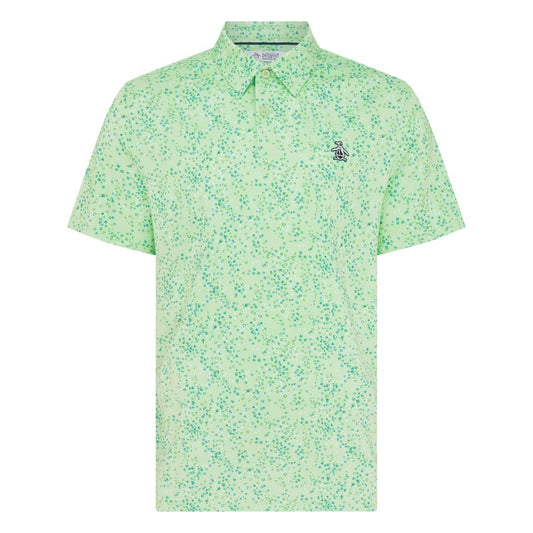 Original Penguin All-Over Micro Abstract Print Golf Polo OGKSF025