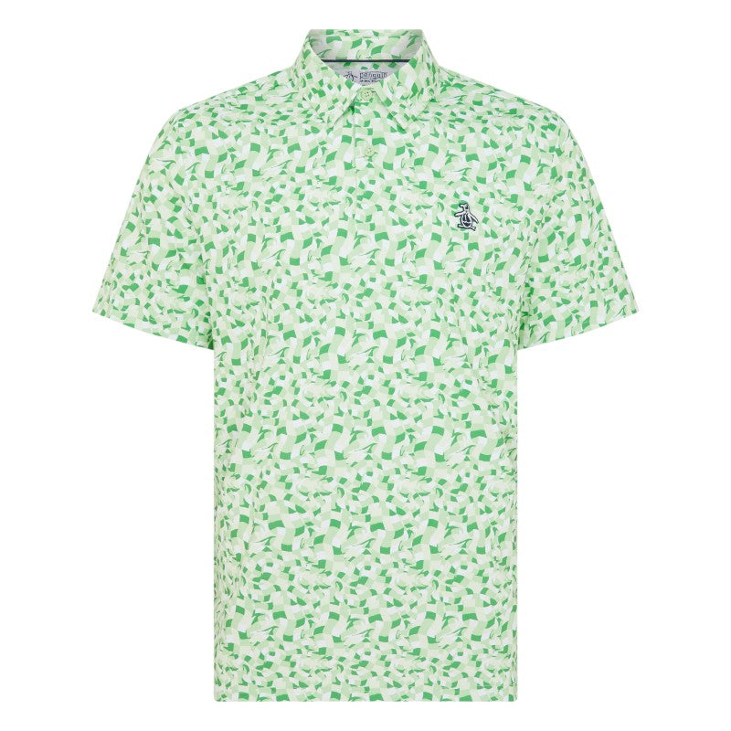 Original Penguin All-Over Underwater Mosaic Golf Polo OGKSF027