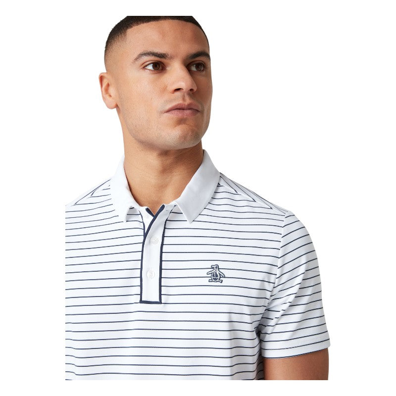 Original Penguin Heritage Stripe Golf Polo Shirt OGKSF043