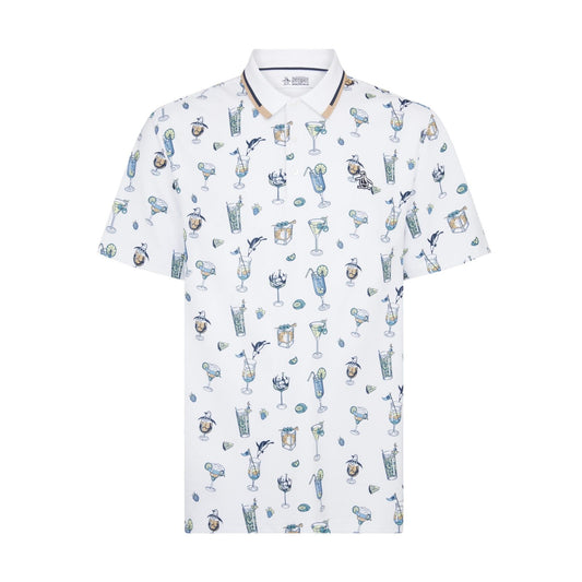 Original Penguin All Over 19th Golf Polo Shirt OGKFE019