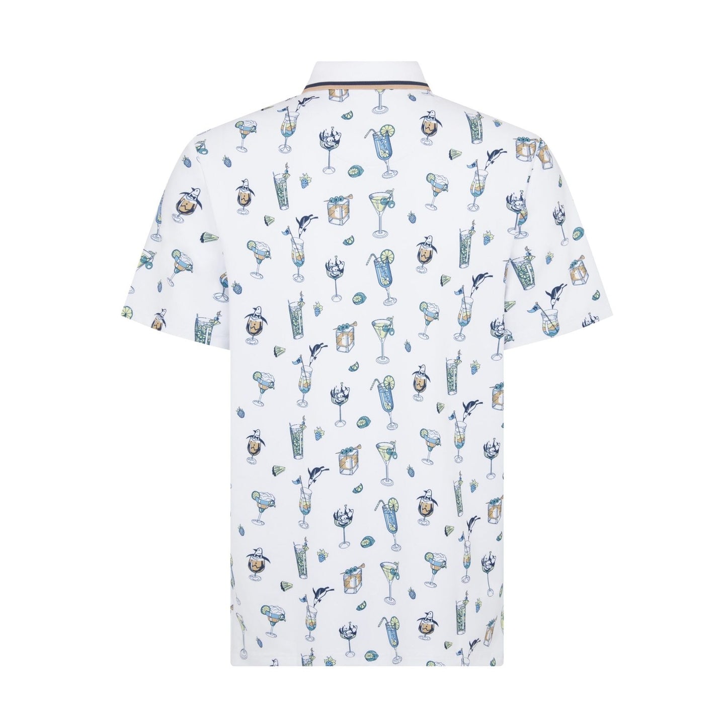 Original Penguin All Over 19th Golf Polo Shirt OGKFE019