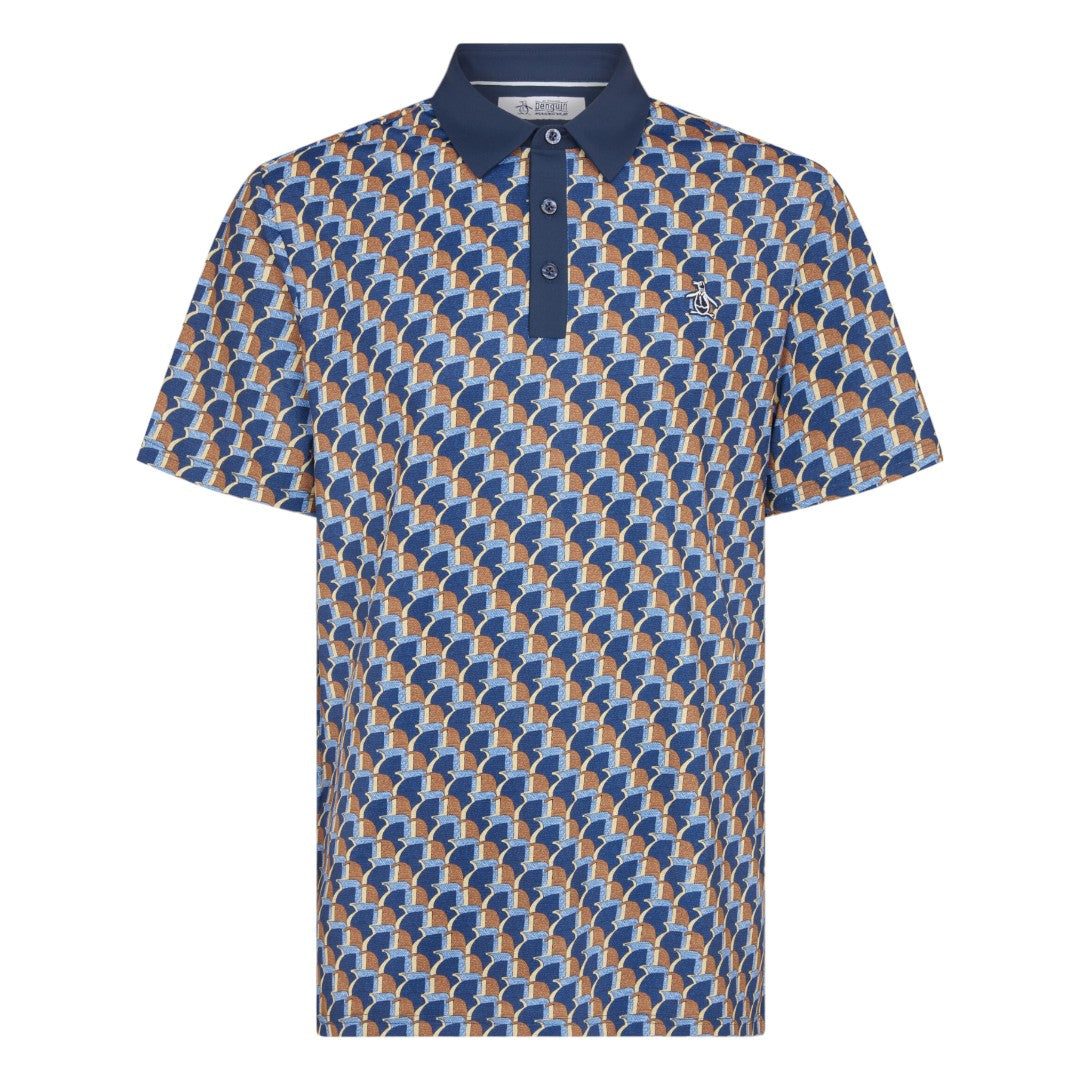 Original Penguin All Over Petes Golf Polo Shirt OGKFE018