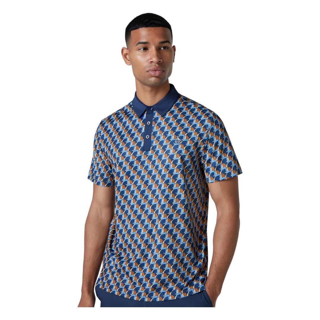 Original Penguin All Over Petes Golf Polo Shirt OGKFE018