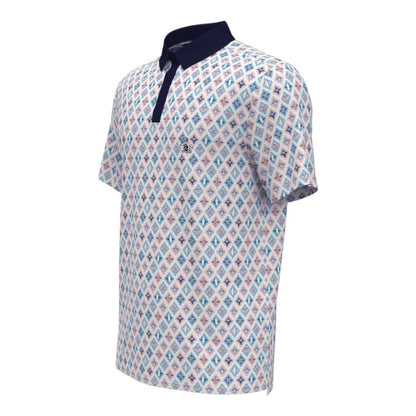 Original Penguin Golf Atomic Cocktail Print Golf Polo Shirt OGKFD031