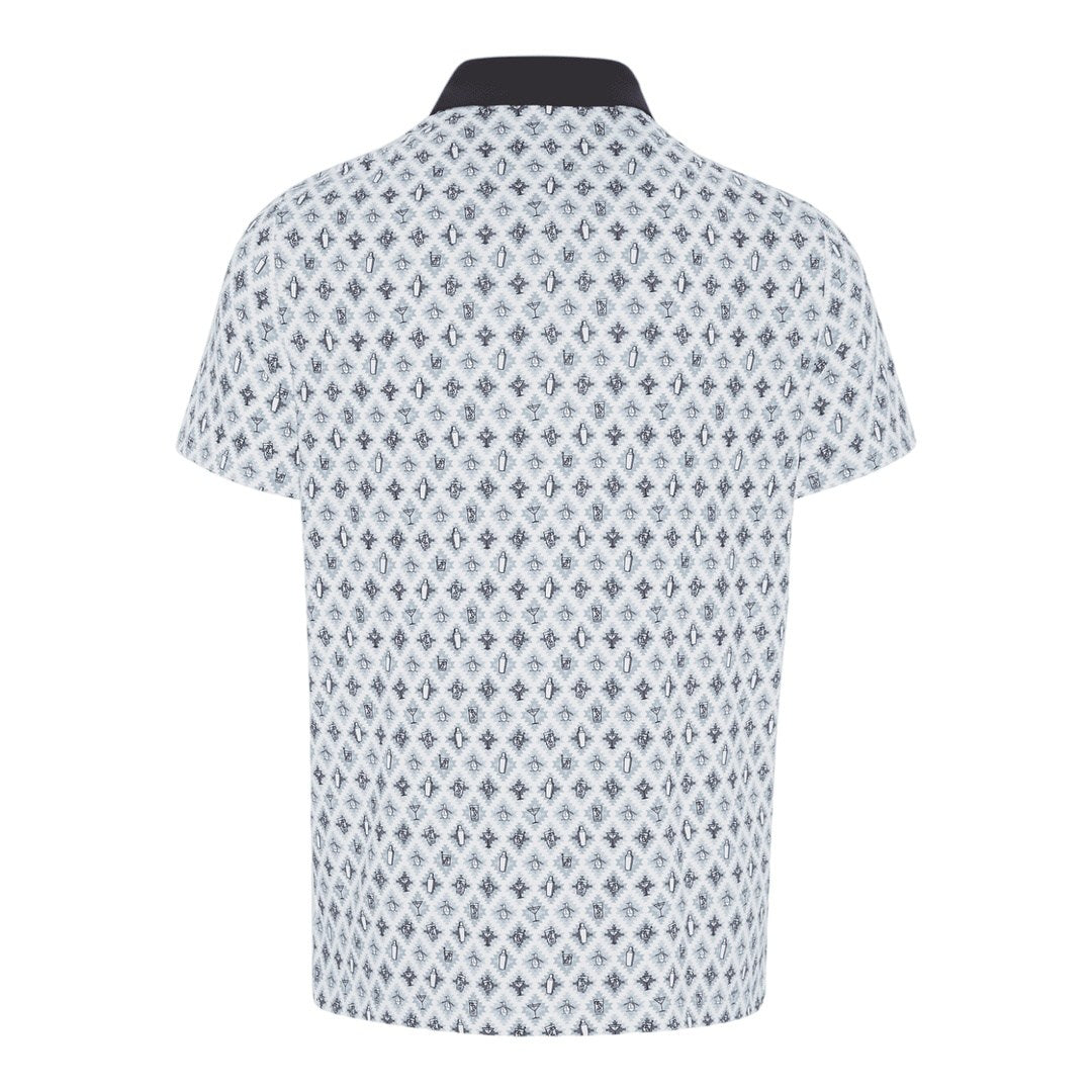 Original Penguin Golf Atomic Cocktail Print Golf Polo Shirt OGKFD031