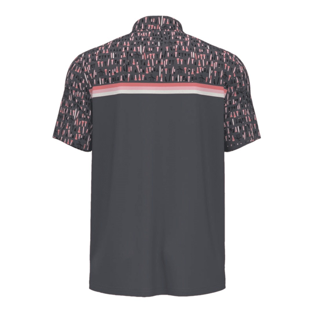 Original Penguin Golf Broken Tees Print Golf Polo Shirt OGKFD033
