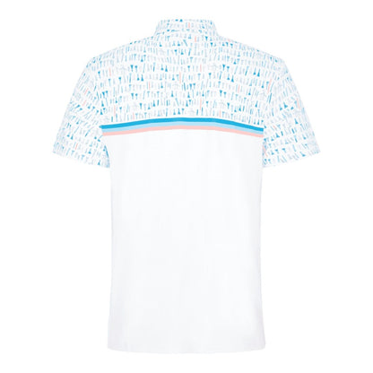 Original Penguin Golf Broken Tees Print Golf Polo Shirt OGKFD033