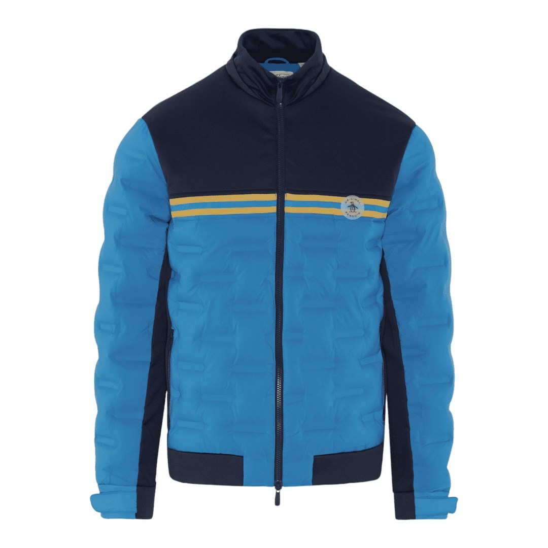 Original Penguin Insulated Mixed Media 80's Golf Jacket OGRFD025